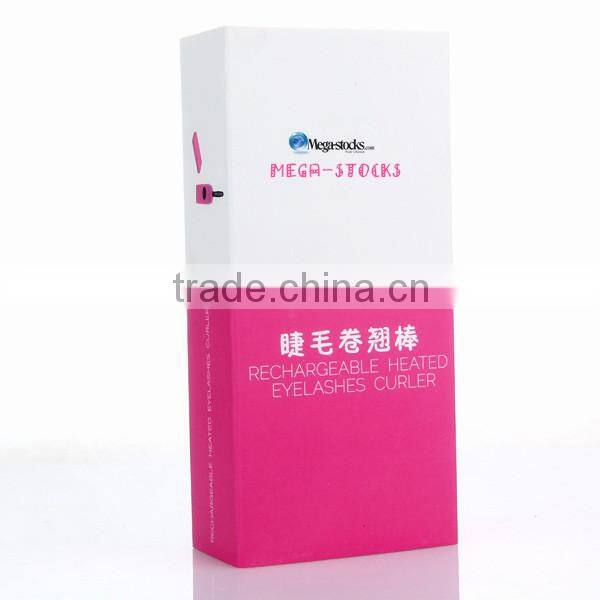 White ABS+Ceramic Electric Eyelash Curler USB Plastic Eye lashes Heated Curler Sensor Makeup Beauty Tools Rechargeable