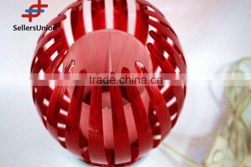 No.1 yiwu exporting commission agent wanted round ball lamp unique design table/desk/bedside lamp
