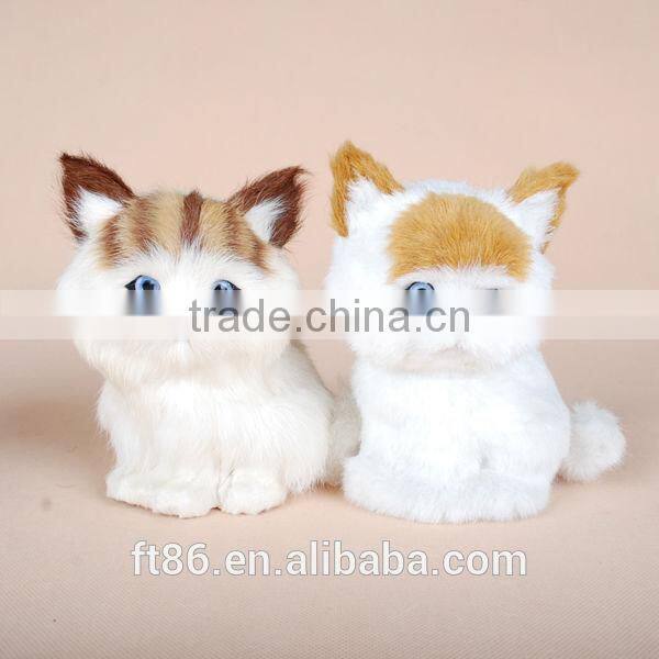 2014 new popular Christmas decoration animal model Animal gifts cat