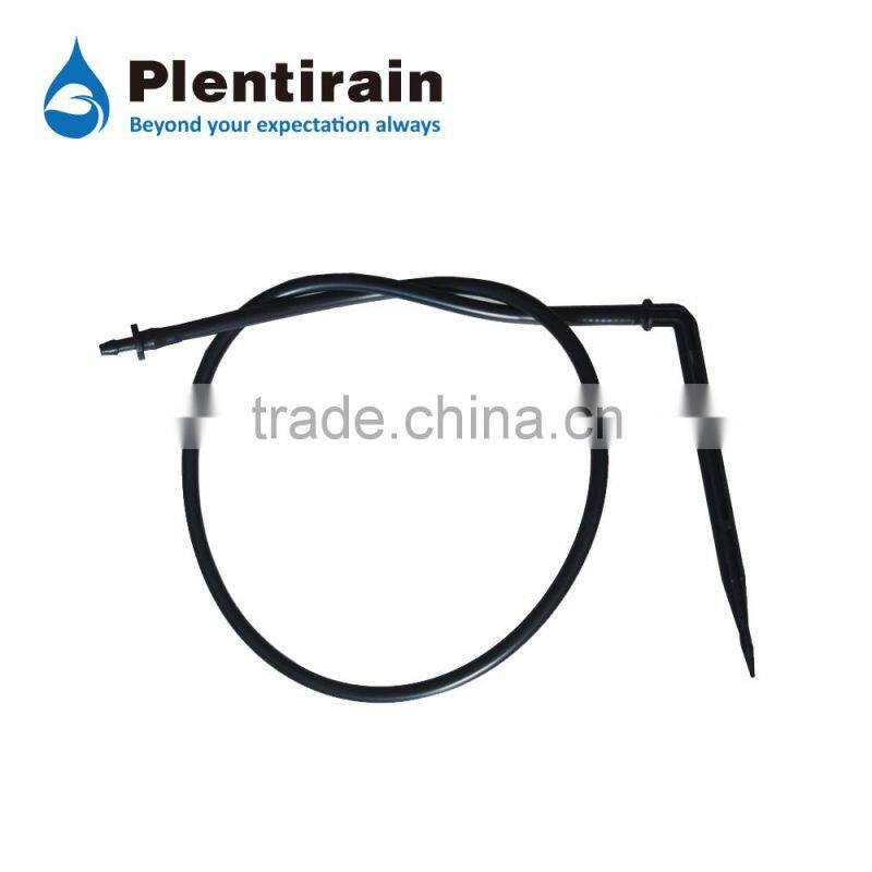 Plentirain brand straight arrow dripper for irrigation of potted flower, pot plant