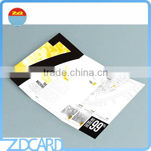 2016 Fashional Color Printing Foldable Perfume Brochure