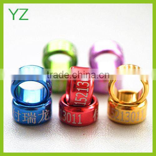 2015 Rings For Custom Birds Rings Tag For 2m-18mm,your name ,you Number can be print on the rings