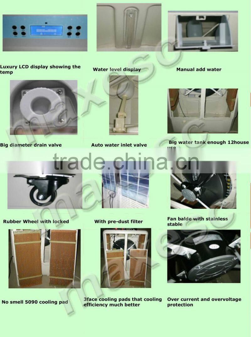 Electrical new house cooling system noiseless dc powered air conditioners