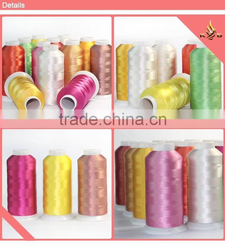 100% polyester embroidery thread