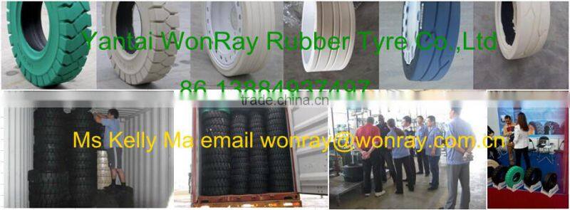 top quality electric forklift trucks spare parts, 6.50-10 non marking solid tires