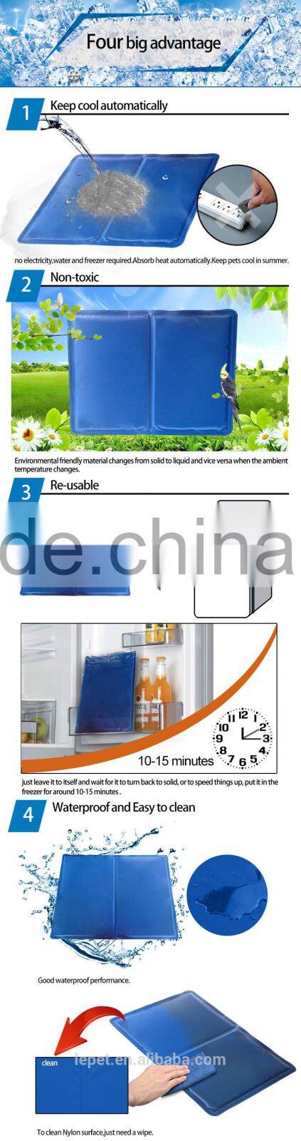 Low price cooling pad for pet/cooling gel mat/adult bed mat