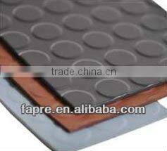 truck accessiories rubber round stud coin pattern mat matting floor flooring