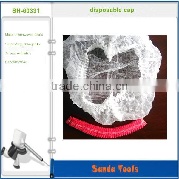 disposable non-woven round cap