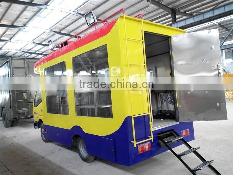 2016 Hot selling Dongfeng mobile pizza food cart price