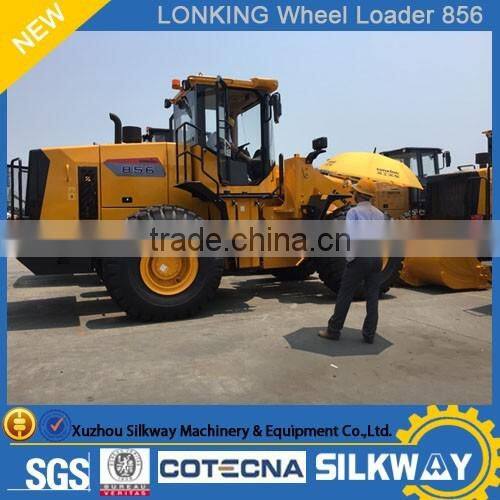 Hot Sale Lonking wheel loader 5 ton 856 payloader