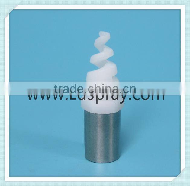 Dongguan stainless steel brass or plastic water spiral spray nozzle