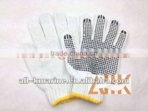 Non-slip Dots Cotton Working Gloves