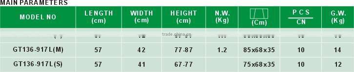GT136-917L aluminum medical folding walker