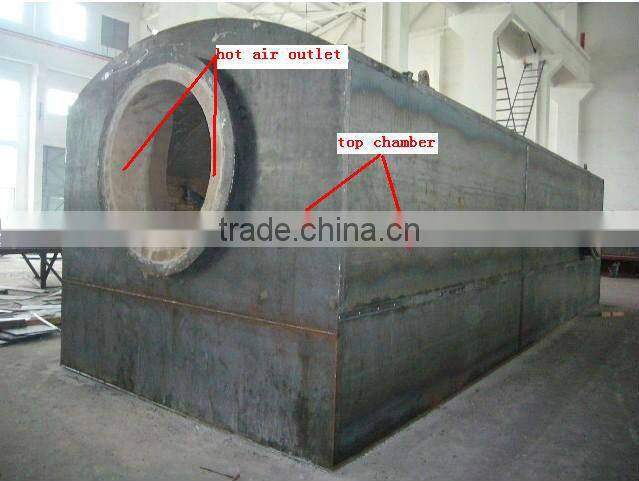 Reciprocating grate hot air generator