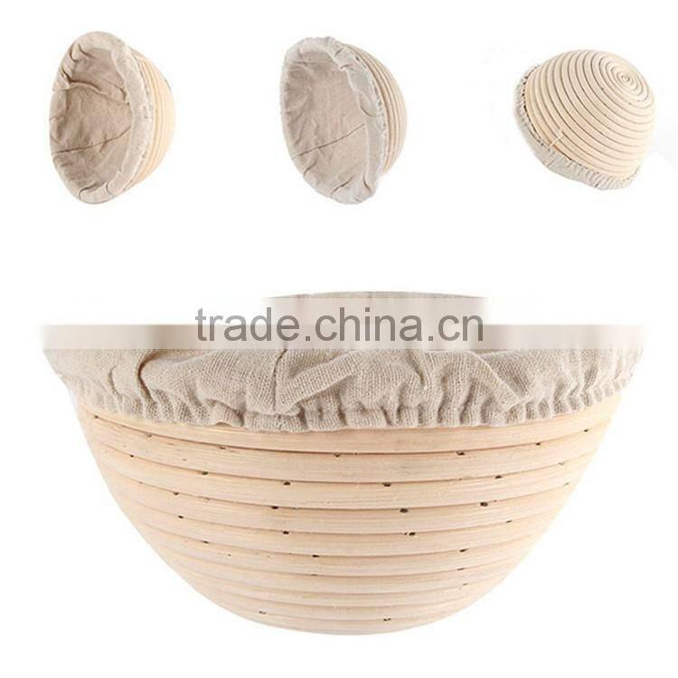 Handmade cheap price round Small Bread Proofing Banneton Basket