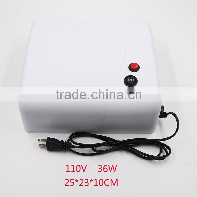 36W UV Glue Dryer LED Light for repairing cell phone screen, UV lamp with 4 pcs 36W 395N
