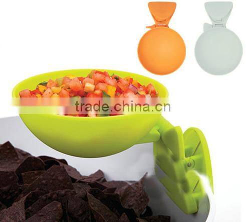 dip clip dip bowl Mini Plastic Dip Clips Dip dish Plastic Bowl With Clip