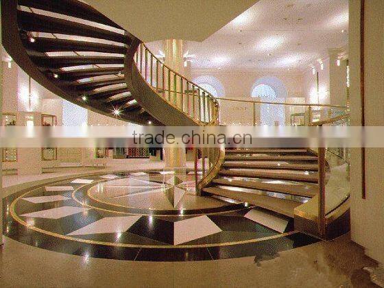 Steel stairs and membrane structures