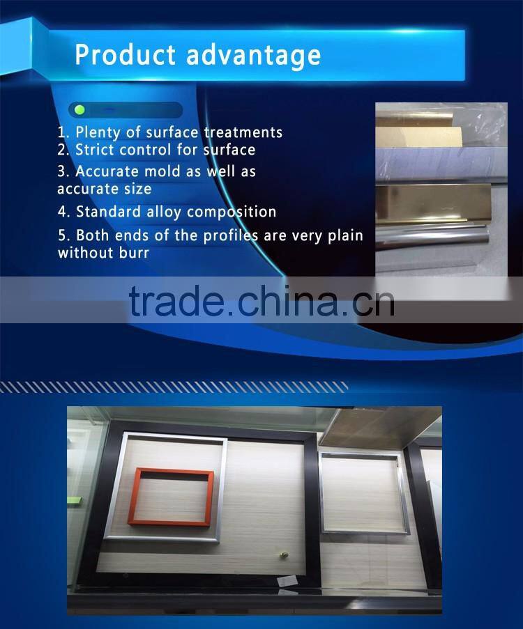 high quality different surface aluminium photo picture frames