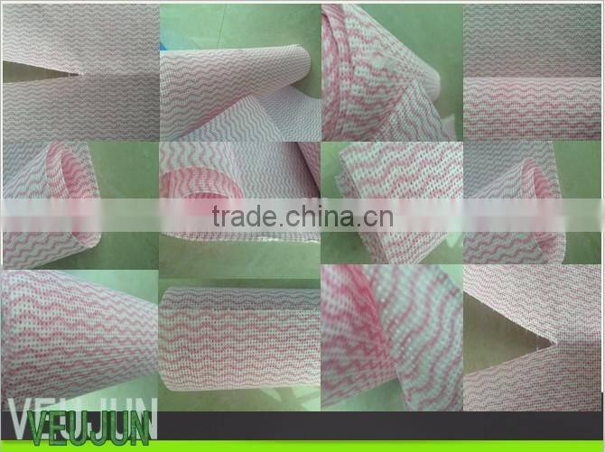 spunlace nonwoven roll goods for tissue