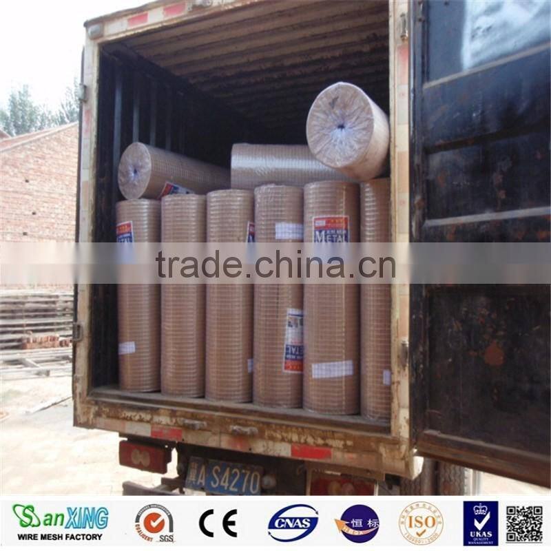 PVC Plastic coated welded wire mesh for making crab trap