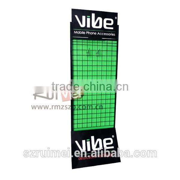 Metal cell phone accessory display rack