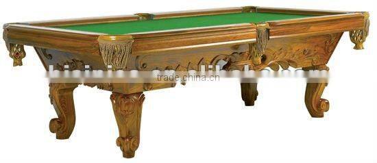 Hand carved classical wooden antique pool table,MOQ:1PCS(B68030)