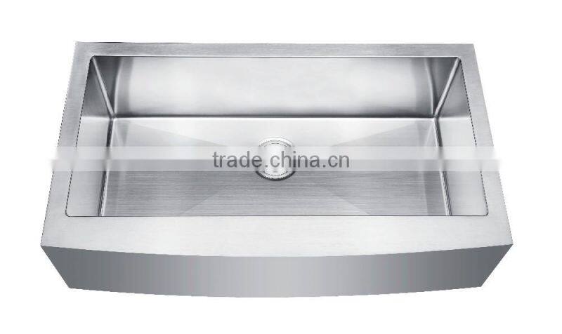 3621Stainless steel single bowl kitchen Apron Sink