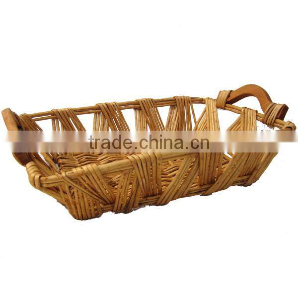 Long wicker bread baskets for sale