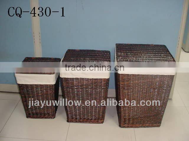 Linyi Factory of Willow WILLOW LAUNDRY BASKETS COTTON FABRIC