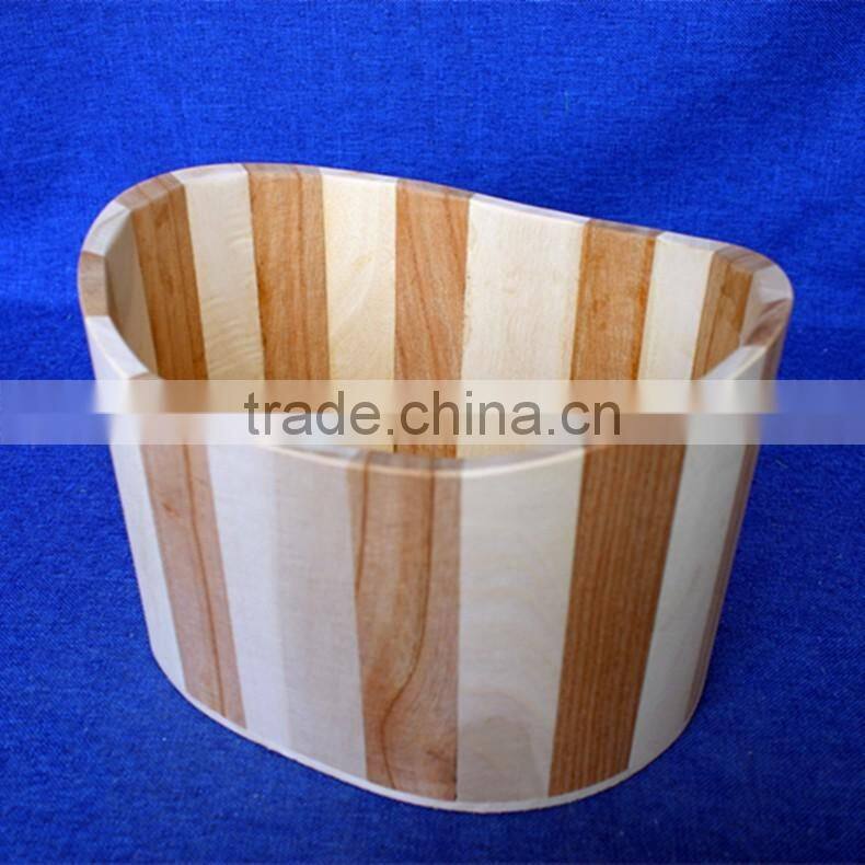 Unfinished wooden pail pail pack washing pail wooden pail with New design