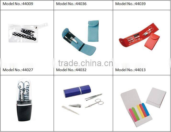 Hot portable travel cute manicure set for promition