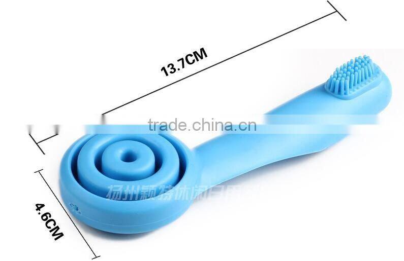 CY105 Handle Snail Shape Pet Lollipop Toothbrush