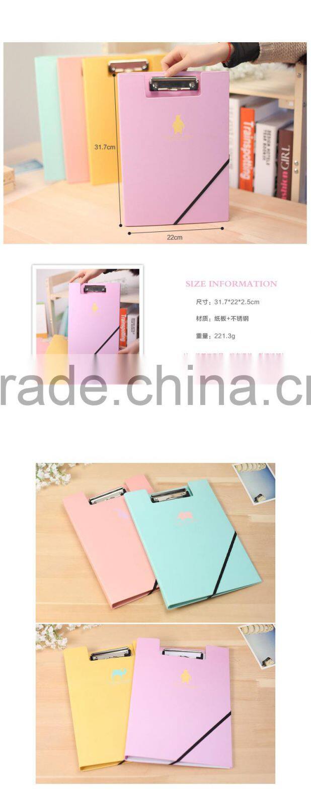 WJ026 A4 office use logo items print custom File Folder wholesale