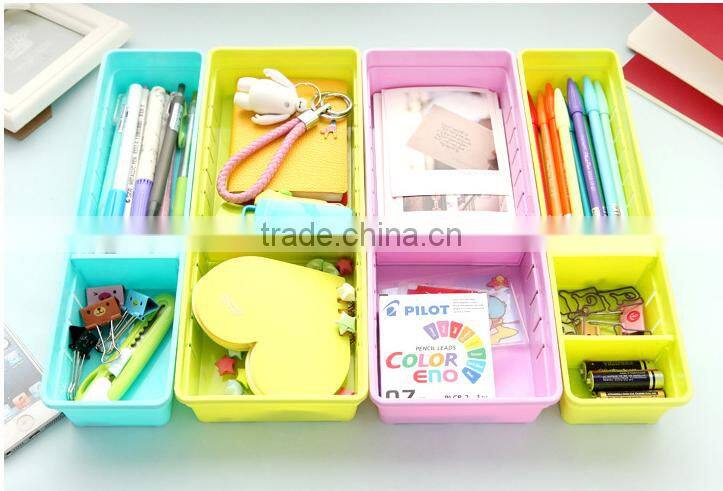 Q1128 multifunctional lovely Plastic drawer storage box