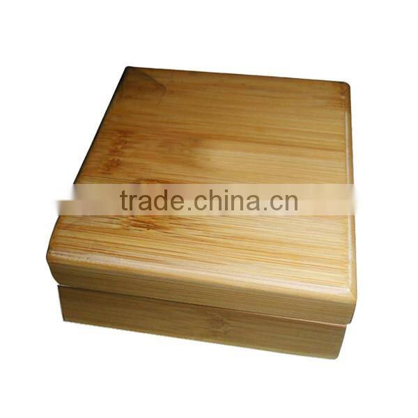 Customize Upscale Square Bamboo Ornaments Storage Box, Crafts Storage Package Boxes