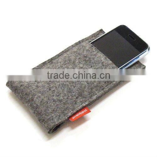 Fashional felt case for mobile phone