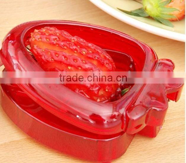 Cake Decorating baking tools plastic mini fruit Strawberry slicer