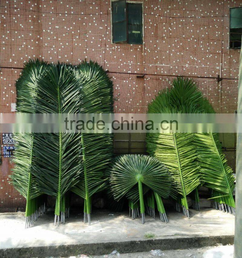 fake coconut leaves artificial kwai leaves artificial decorative palm tree leaves