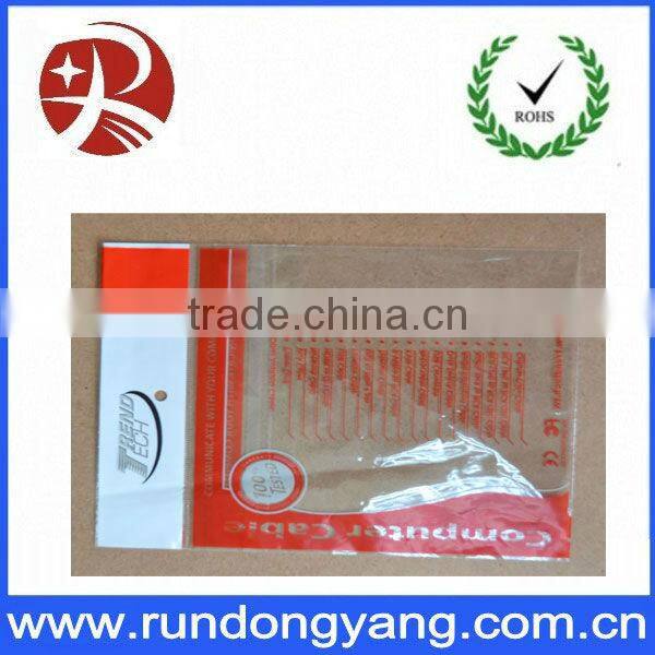 header cellophane bags