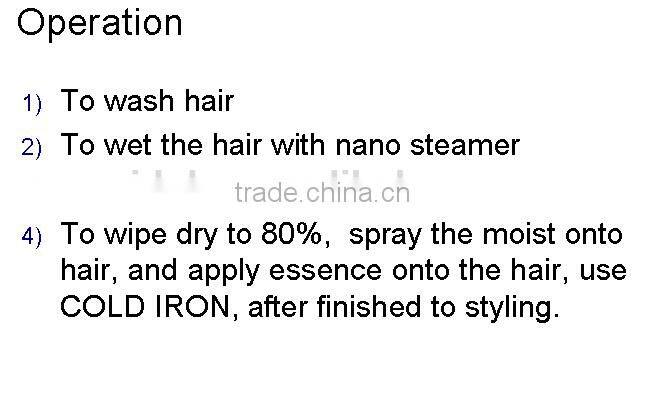 Super Nano Spray hair steam close hair scale repair hair cuticle hot new products for 2014