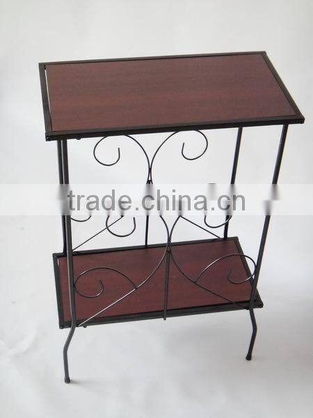 2 tier Metal Occasional Decorative magazine table or sofa side table