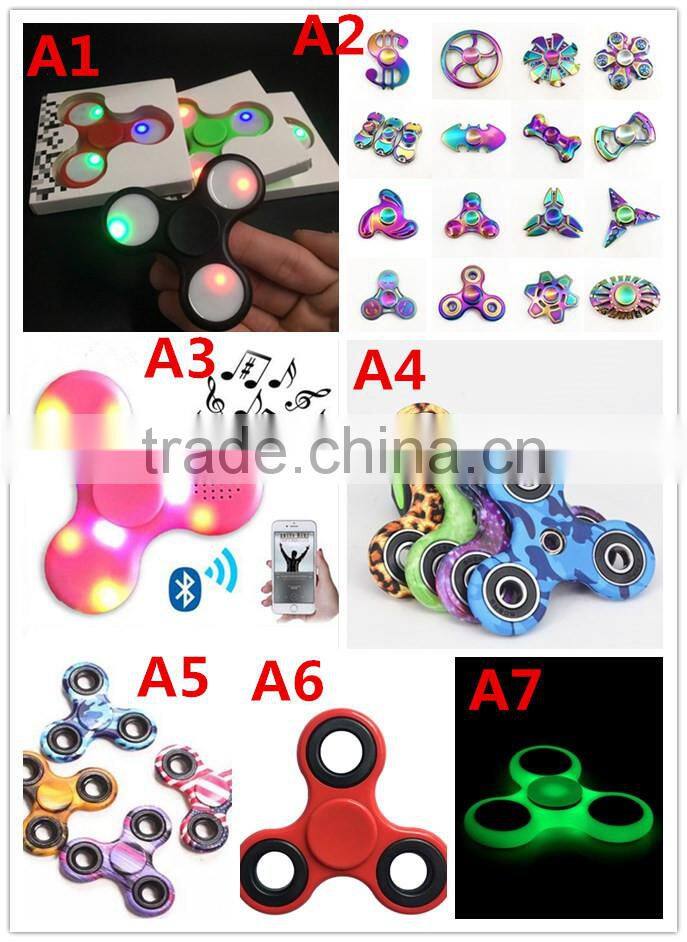 Promotional 608 Bearing Hand Fidget Spinner with led light