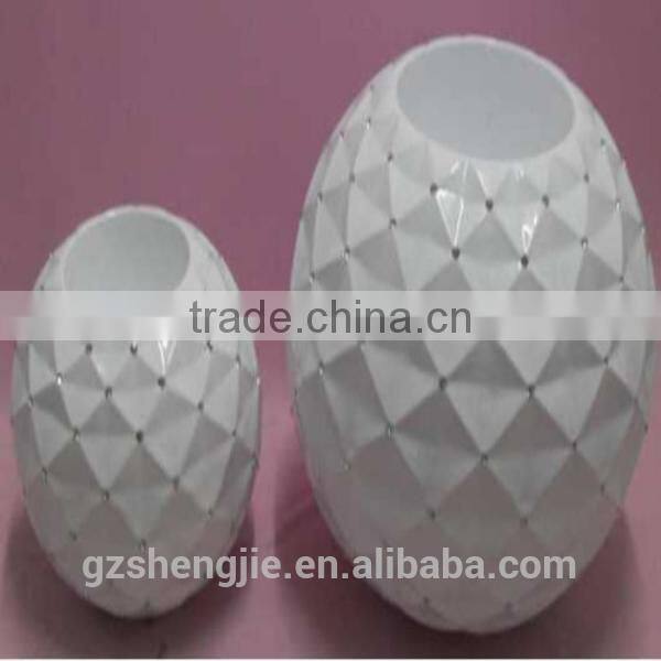 SJ20171102 new design Chinese making fiberglass flower vase and plant pot wholesale
