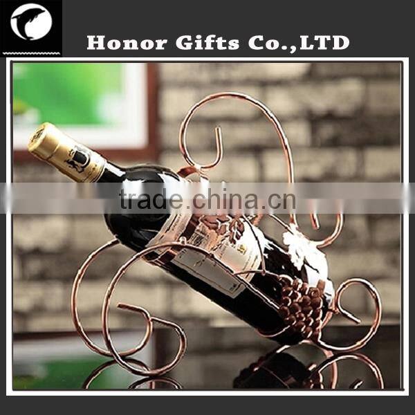 Single Bottle Wine Holder Metal Wine Rack Hanging Wine Glass Rack