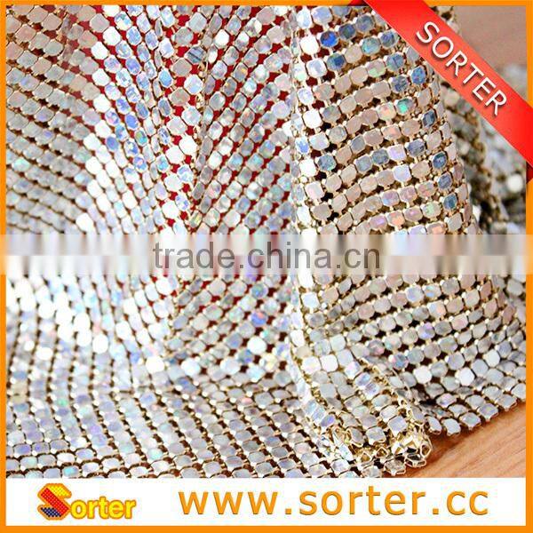 Hot sale metal fabric sequin cloth for dividers and curtains