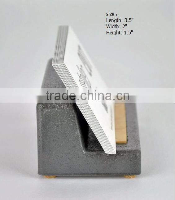Handmade item Concrete name card holder photo stand