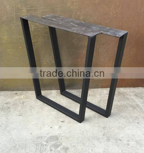 Factory price coffee table trapezoid metal bases for wooden funiture