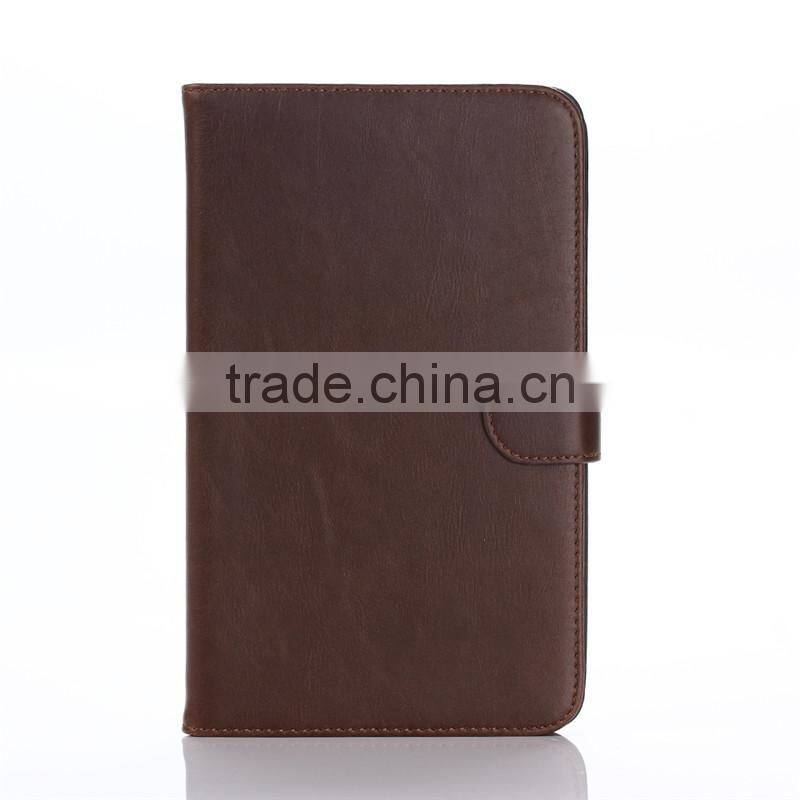 High quality crazy-horse PU card bumper/pocket cell phone case for Samsung Tablet