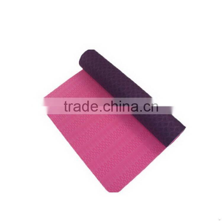Oem colorful fitness tpe yoga mat 6mm